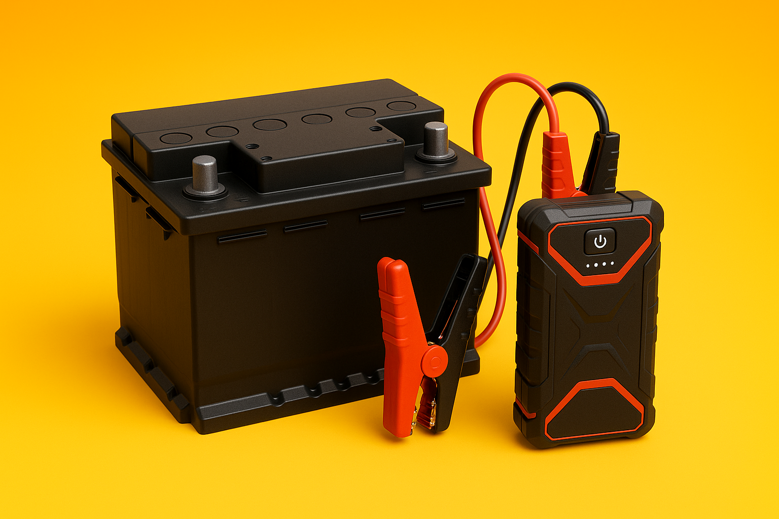 BATTERY + JUMP STARTER