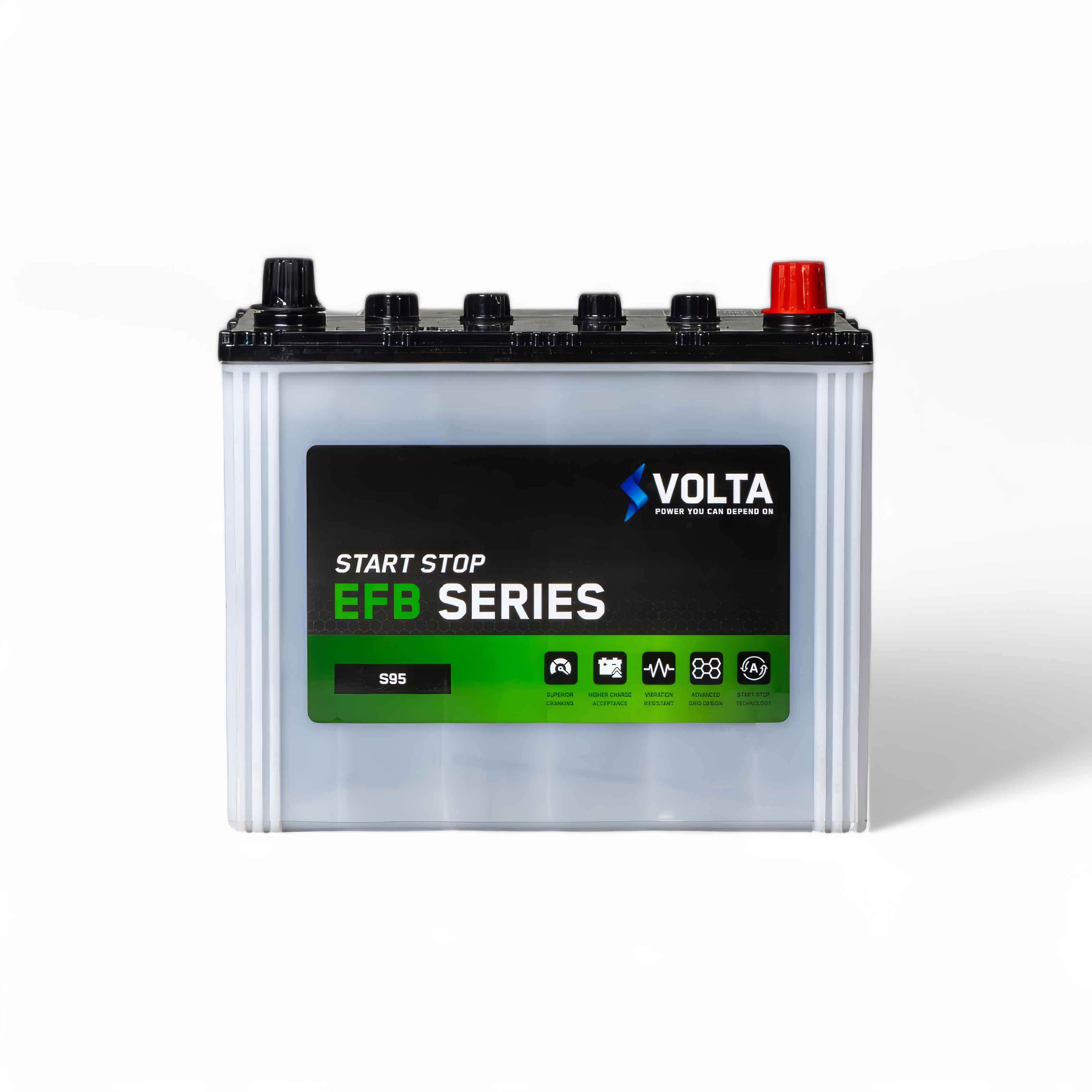 VOLTA S95 680CCA 36 MONTH WARRANTY