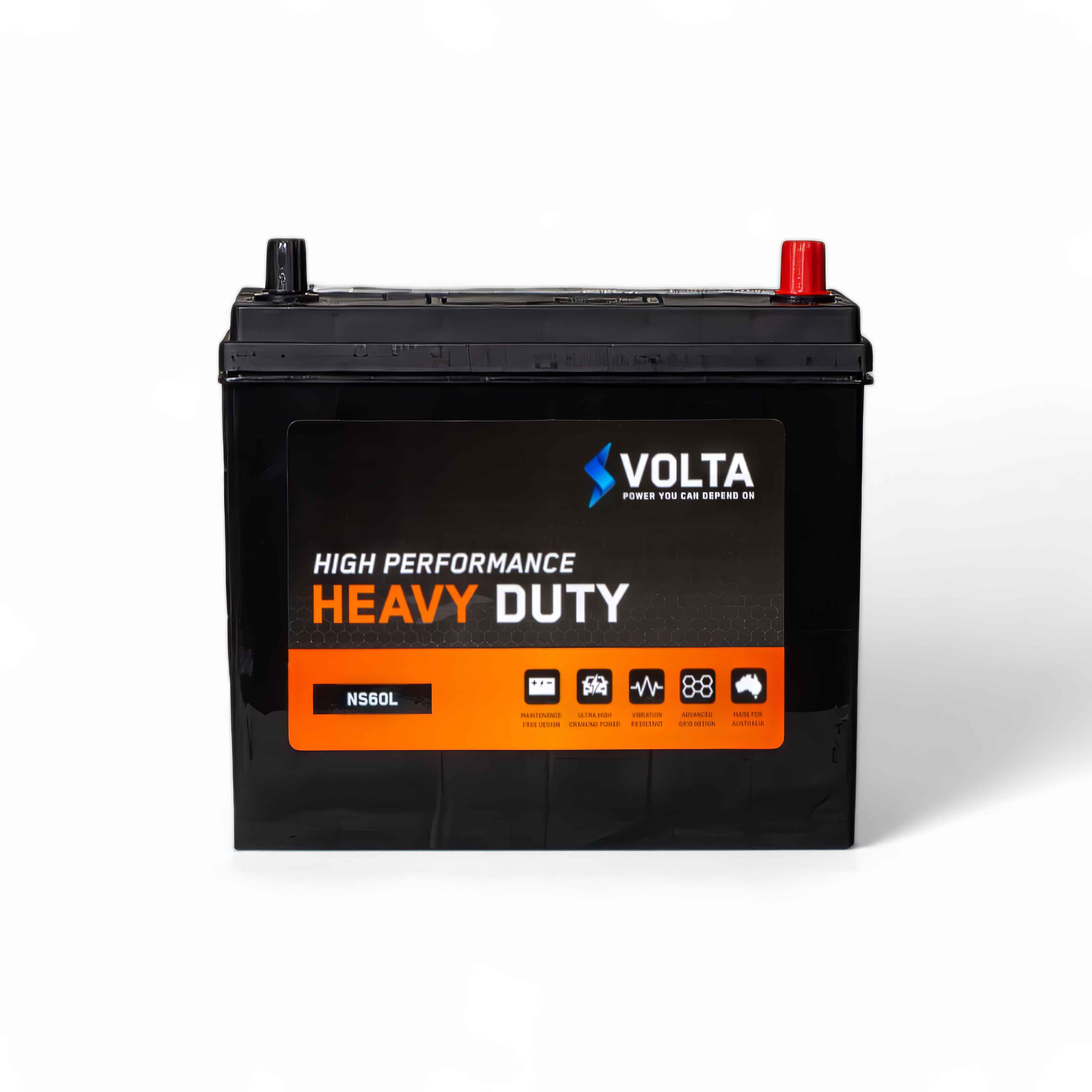VOLTA NS60L MF 480CCA 36 MONTH WARRANTY