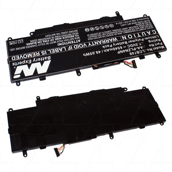 MI Battery Experts LCB748 Lithium Laptop Battery - 49.0Wh, 7.5V, 6.54Ah, Ultra-Slim 6.24mm Profile for All-Day Mobile Computing