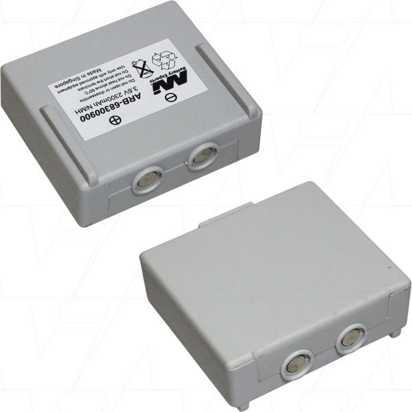 Professional-Grade ARB-68300900 NiMH Battery Pack 3.6V, 2.3Ah, 8.3Wh for Industrial & Medical Devices