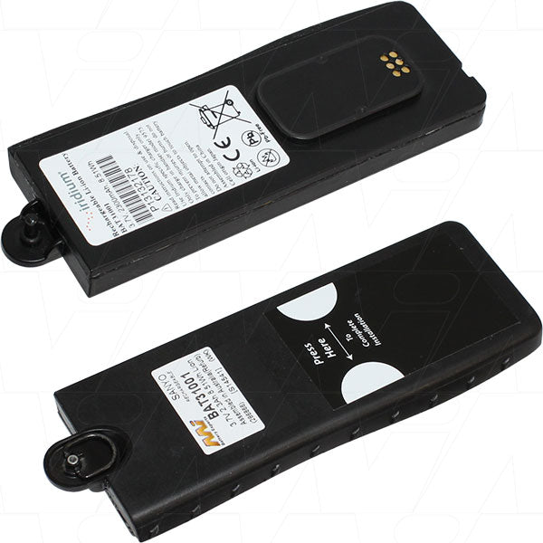 Professional MI Battery Experts BAT31001 Refurb Satellite Phone Battery - 3.7V, 2.3Ah, 8.5Wh, Compact 38x116mm, Lightweight 56g