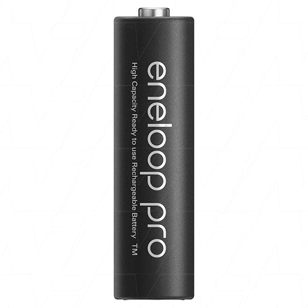 Panasonic BK-3HCCE Pro-Grade AA NiMH Rechargeable Battery - 2450mAh, 2100 Recharge Cycles, 10-Year Storage Life