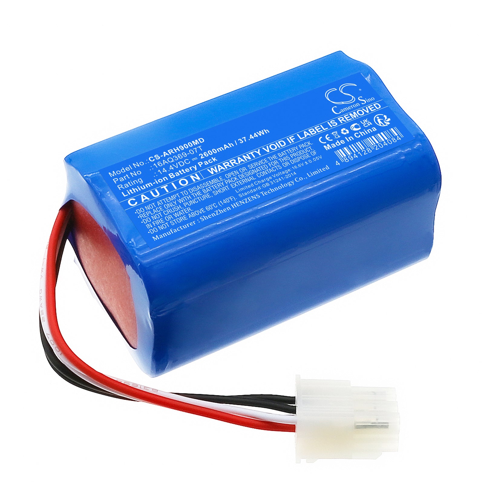 2600mAh Replacement Battery for ARJO Flowtron ACS900 DVT Medical Pump, 14.4V Li-ion
