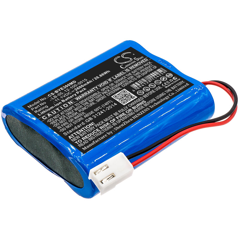 BIOLIGHT BLT-E30 ECG Machine Battery: 2600mAh, 11.1V Li-ion Replacement, Bollywood E30 & LB-05 Compatible
