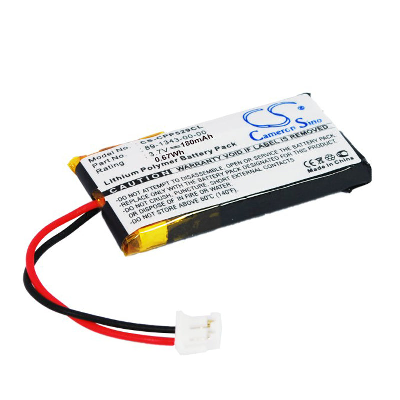 180mAh Replacement Battery for AT&T TL7600 Cordless Phones, Cobra 840 & VXi BlueParrott Headsets - 3.7V Li-Polymer