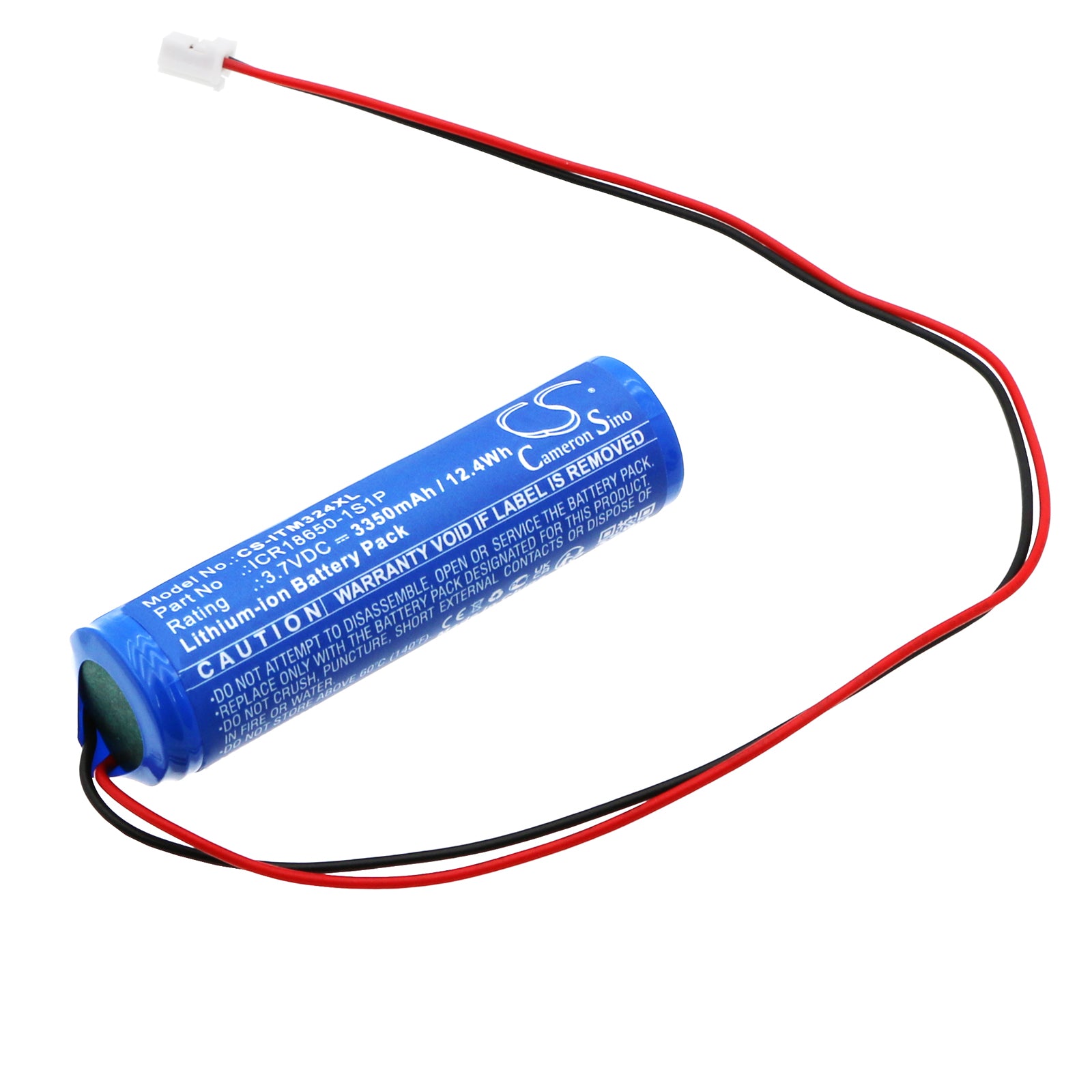 I-TEC Smart Window Battery Replacement for Internorm Windows, 3350mAh, 3.7V Li-ion, 68.6mm, ICR18650-1S1P