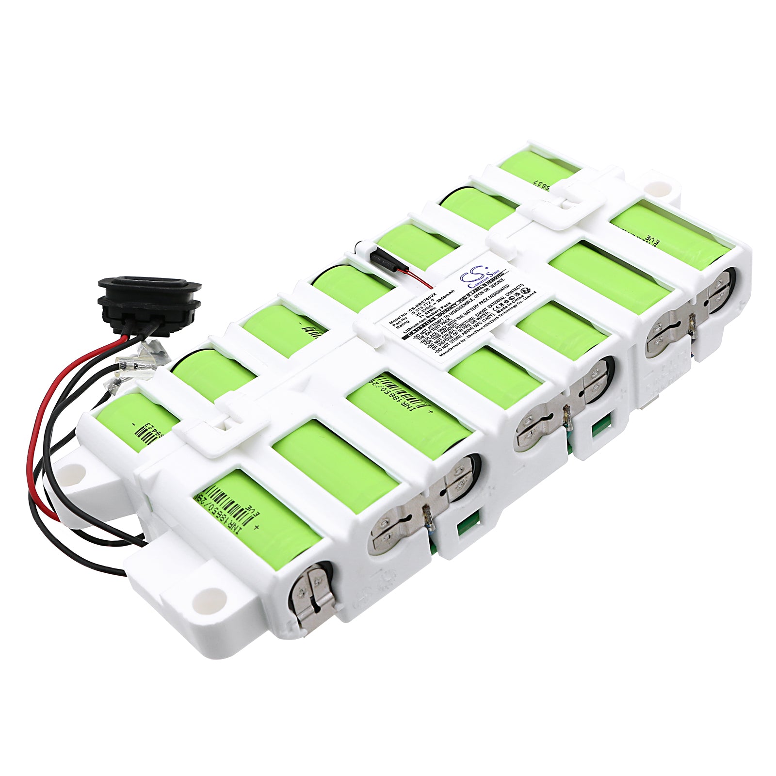 2850mAh Replacement Battery for Karcher FC7 Hard Floor Cleaner - 25.2V Li-ion, 162x69x41mm
