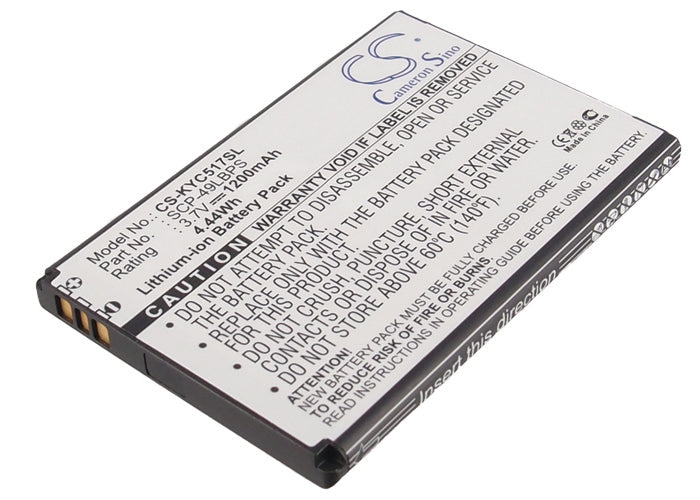 1200mAh Replacement Battery for Boost Mobile Hydro/Rise/C5170 & Kyocera Rise/Hydro Plus - Extended Life Power