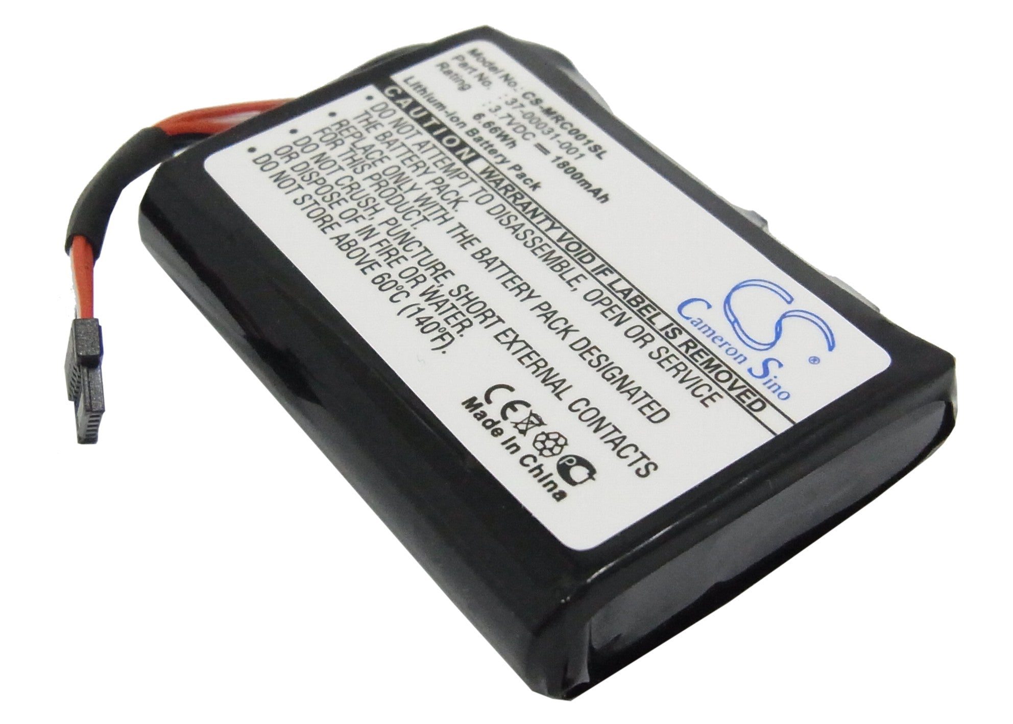 1800mAh Replacement Battery for Magellan Crossover GPS 2500T, Navigator 50 - 3.7V Li-ion Pack