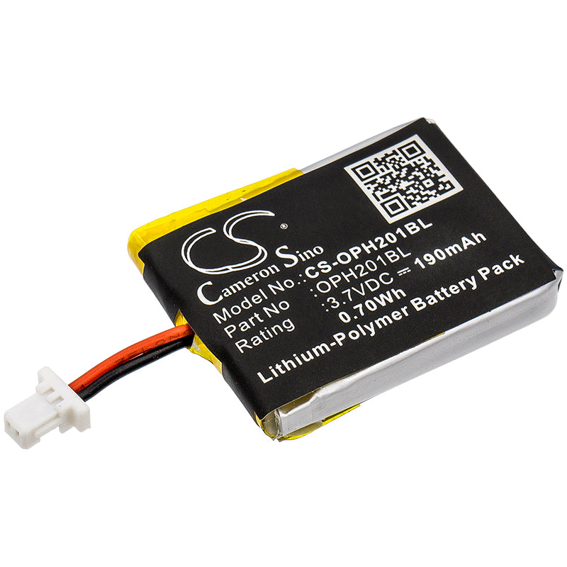 Opticon Barcode Scanner Battery - OPN-2001, 2002, 2004, 2006, 2000, 2005 Replacement - 3.7V 190mAh Li-Polymer
