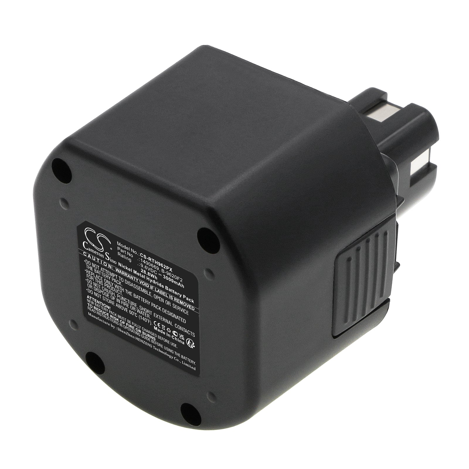 9.6V 3000mAh Ni-MH Replacement Battery for Ryobi Paslode Power Tools: Cordless Drills, Nailers - BID-900, BD-72, SA960