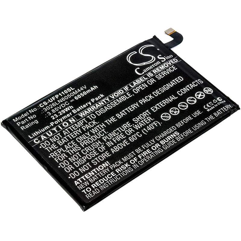 6050mAh Replacement Battery for Ulefone Power - 3.85V Li-Polymer - Mobile Phone Battery