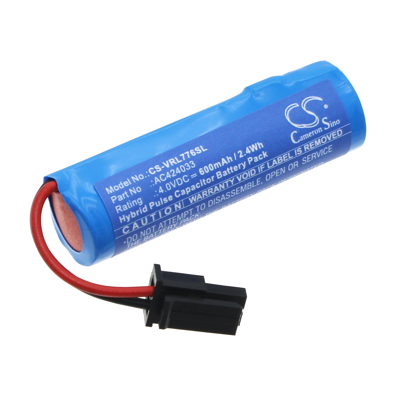 Volvo Siren Alarm Replacement Battery: S60, S80, V60, V70, XC90 - 4.0V 2.4Wh, Part AC424033
