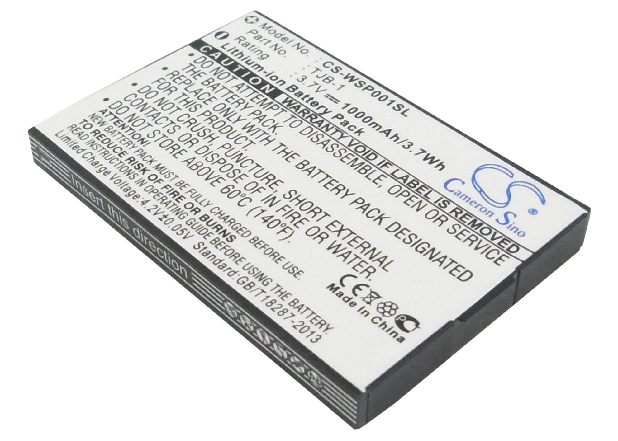1000mAh 3.7V Li-ion Replacement Battery for Binatone Big Button Phones & Swissvoice MP01 - Cordless Phone Battery