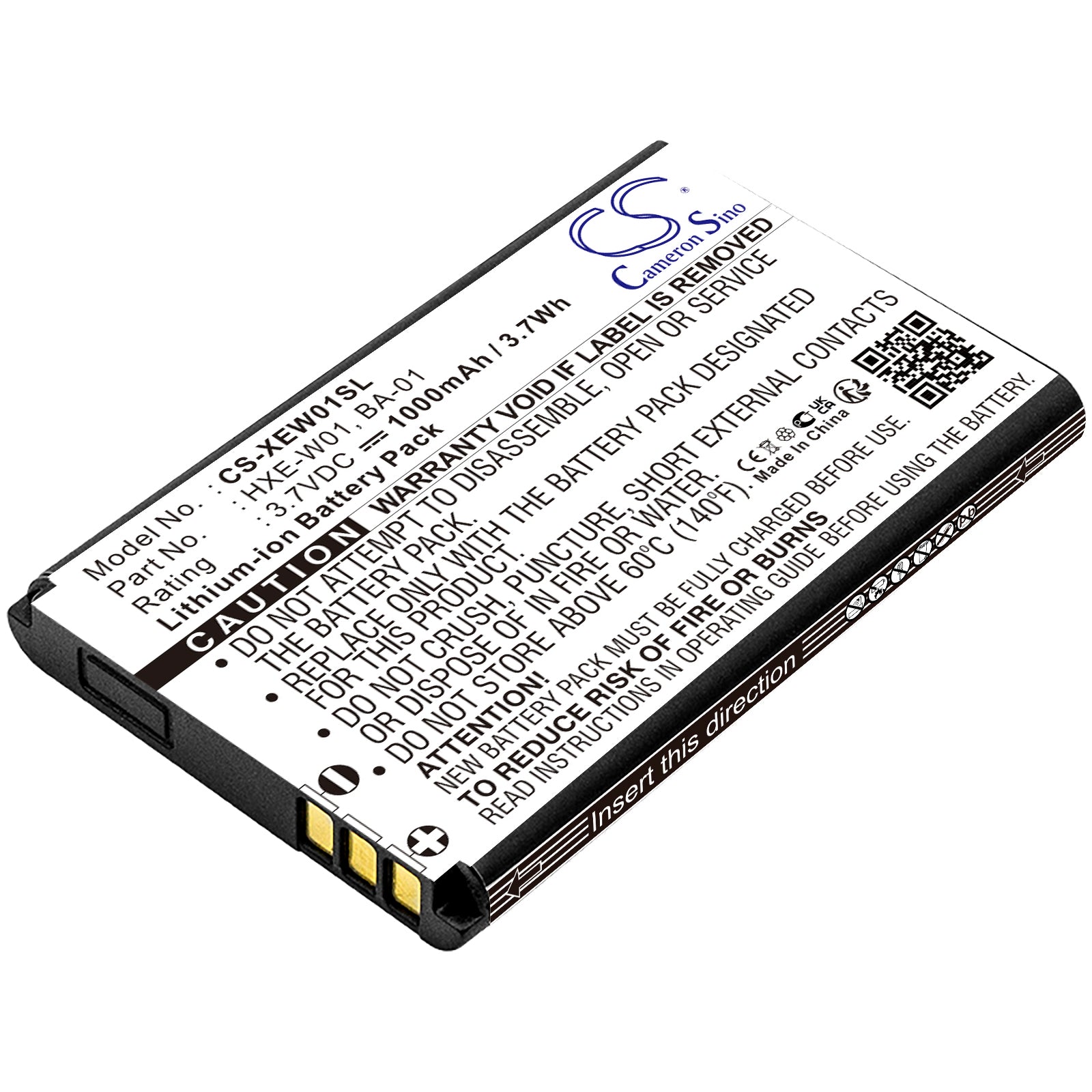 1000mAh 3.7V Li-ion Replacement GPS Battery for TwoNav Sportiva 2, i-Blue 747, Holux GPSlim236, BT74R, BT77 - Extended Life