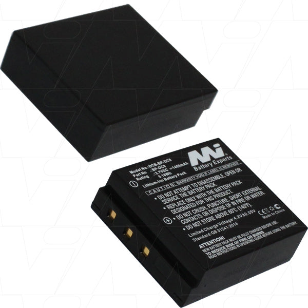 Professional DCB-BP-DC8-BP1 Digital Camera Battery 1.4Ah Capacity, 5.2Wh Output, Lightweight 60g Design for Extended Shooting Sessions