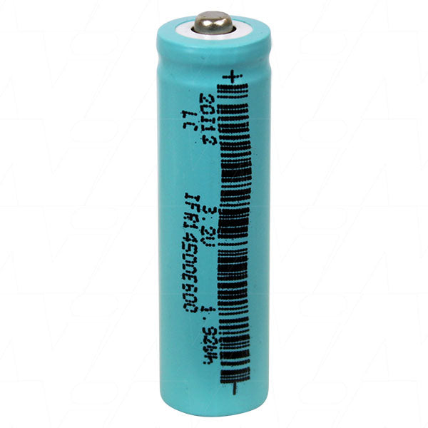 Enepower IFR14505 LiFePO4 AA 500mAh 3.2V Rechargeable Battery - Solar-Optimized, 2000+ Cycles, Professional-Grade for Outdoor Lighting