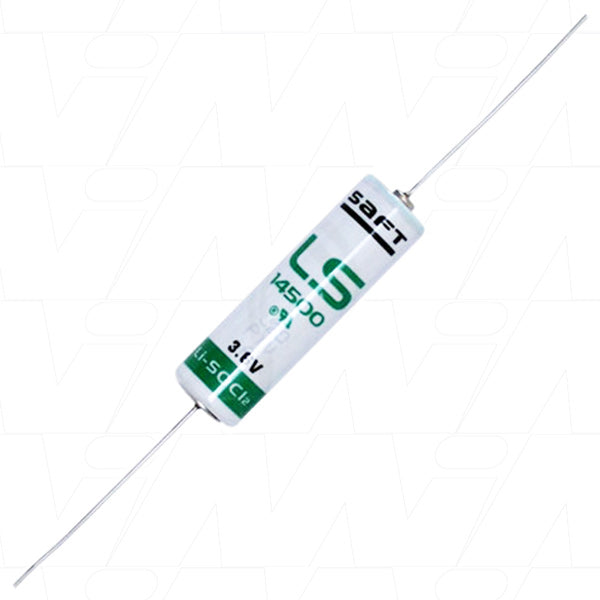 Saft LS14500-CNA 3.6V Lithium AA Battery Professional-Grade Memory Backup Power, 2.6Ah Capacity, Extended Life for Industrial Applications