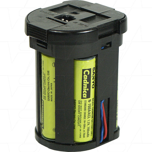MI Battery Experts Metz 45-40 Refurb Professional 700mAh NiCd Camera Battery for Metz Flash Units - 7.2V, 5.0Wh