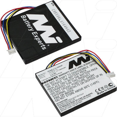 Professional-Grade 3.7V Lithium-Ion Calculator Battery MI Battery Experts PDAB-3.7L1060SP-BP1 - 1.3Ah, 4.8Wh, Long-Lasting Power for Graphing Calculators