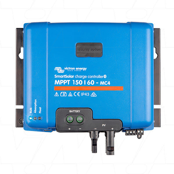 Victron Energy SmartSolar MPPT 150/60-MC4 Professional 60A Solar Charge Controller for 12-48V Systems, MC4 Connectors