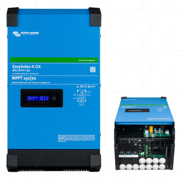 Victron EasySolar-II 48V 3000W Inverter/Charger All-in-One Solar Solution, 35A Charging, Dual Battery Compatible