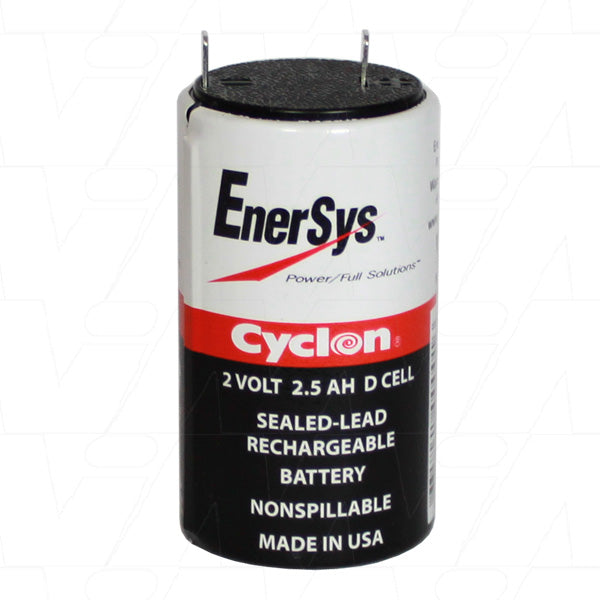 Cyclon 2V 2.5Ah Sealed Lead Tin D Cell