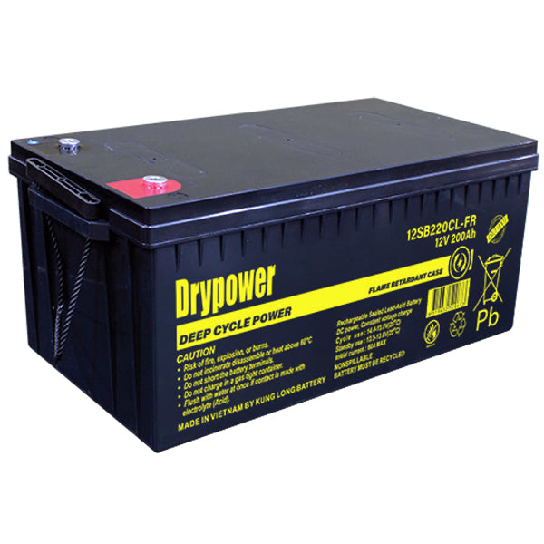 12V 220Ah SLA Battery (Flame Retardent Case)