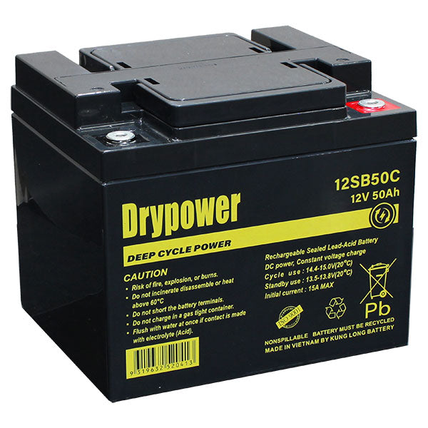 Drypower 12SB50C 12V 50Ah SLA Battery