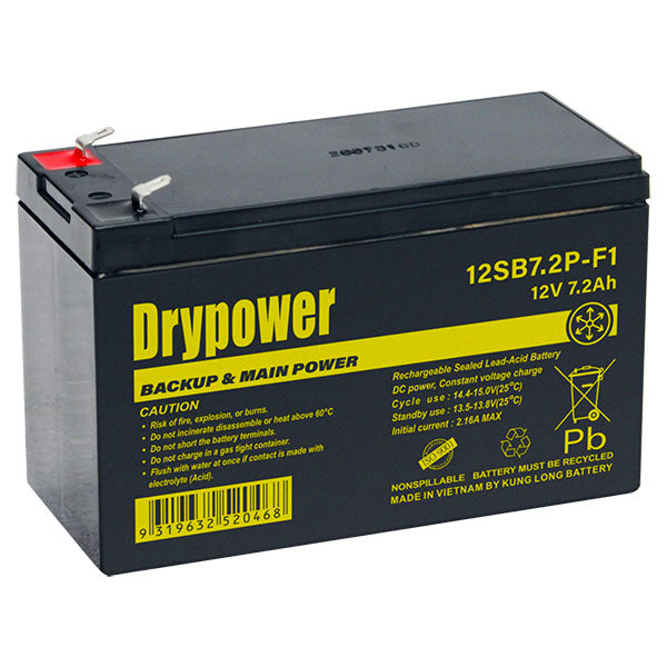 12V 7.2Ah SLA Battery