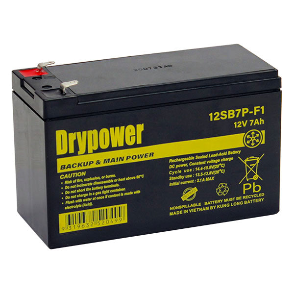 Drypower 12SB7P-F1 12V 7Ah SLA Battery