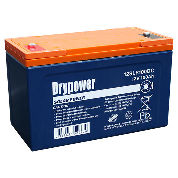 Drypower 12V 100Ah Sealed Lead Acid Solar Power Battery