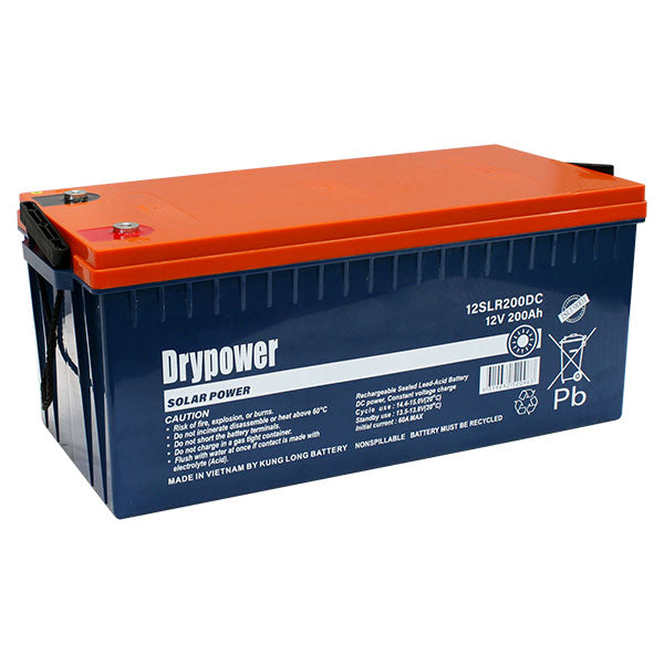 Drypower 12V 200Ah Sealed Lead Acid Solar Power Battery