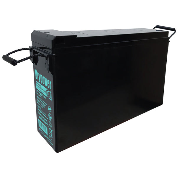 12V 180Ah Drypower Long Life Standby Front Terminal AGM Battery - 12 Year Design Life