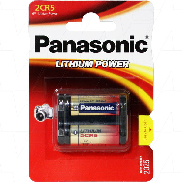 Panasonic 2CR5 Lithium Battery