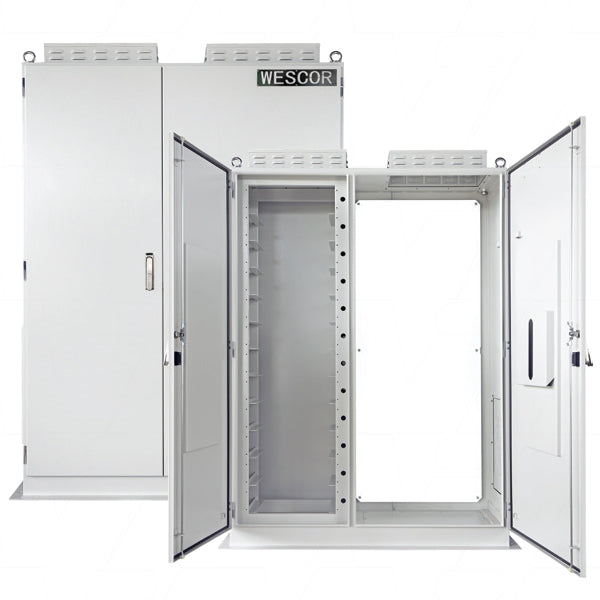 Medium Battery & Power Conversion Specialty Cabinet Enclosure for up to 12 x 19 Battery Modules & Power Conversion Equipment