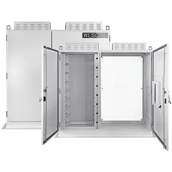 Small Battery & Power Conversion Specialty Cabinet Enclosure for up to 8 x 19 Battery Modules