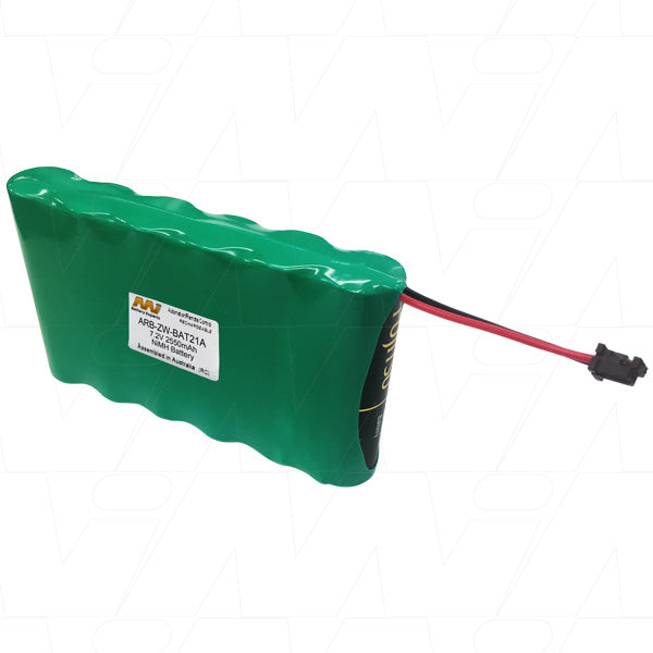 7.2V 2550mAh NiMH battery suit..Zerowire Alarm