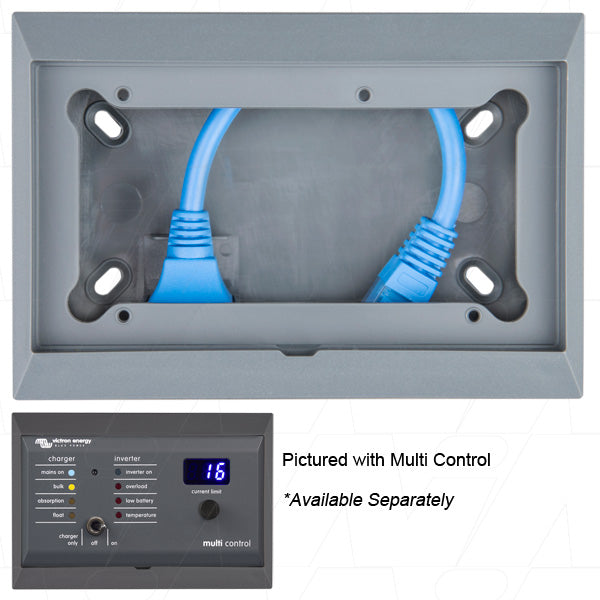 Wall Mount Enclosure for 65x120mm GX panels with 90 deg. RJ45 socket only