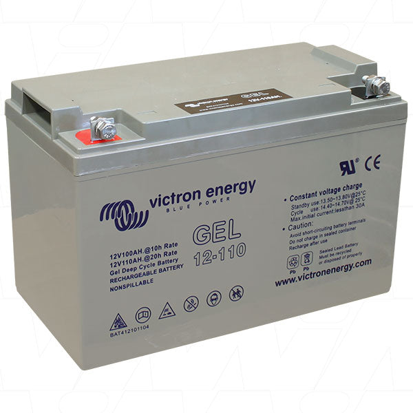 12V 110Ah Gel Type SLA Deep Cycle Cyclic Battery (Flame Retardent Case)