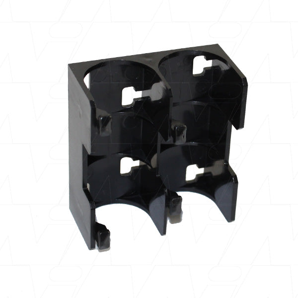 Battery Holder for 2 x 26650 Cells in a Row - Expandable & Interlockable