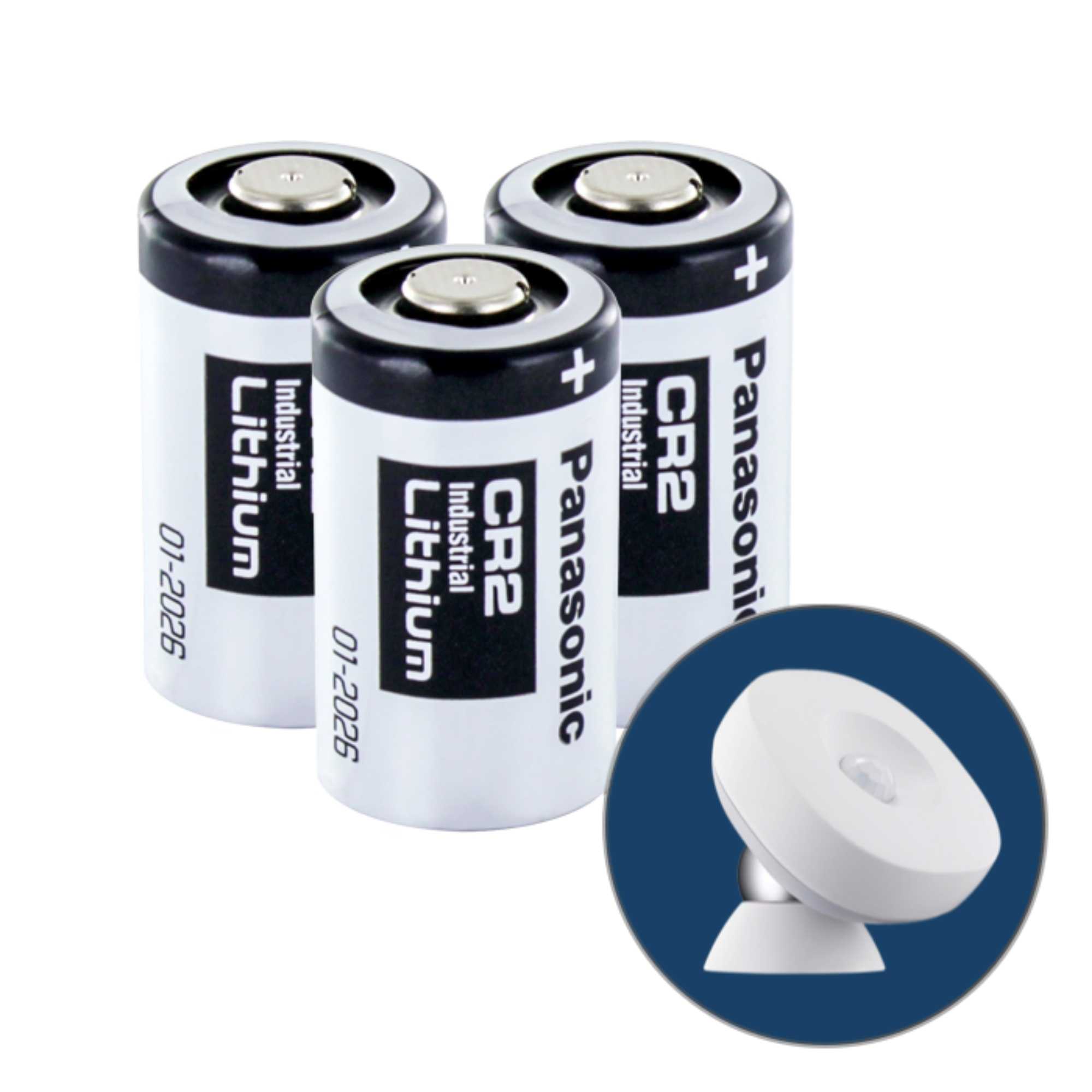 Panasonic CR2 battery for the Billy Motion Sensor (3 Pack)