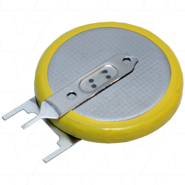 Lithium PCB D+10.16mm S- Vertical Mount Yellow Insulator