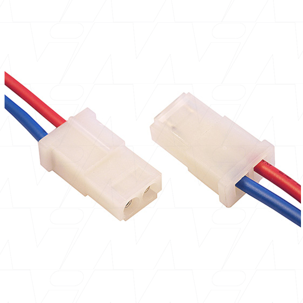 AMP Type, 1-480318-0, 18AWG, Red & Blue 254mm, Blunt cut