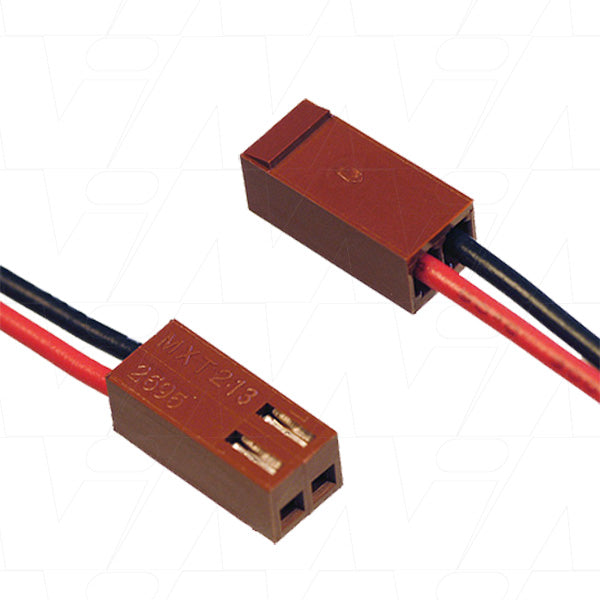 Molex Type 22-01-2027 (formerly 2695-02R, 5051-2, 6471-2), 22AWG, B&R 100mm, Strip & Tin 5mm