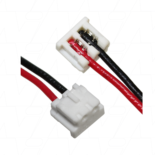 AMP Type 173977-2. 26AWG, Black 105mm, Red 65mm. 4.5mm Strip and tin.