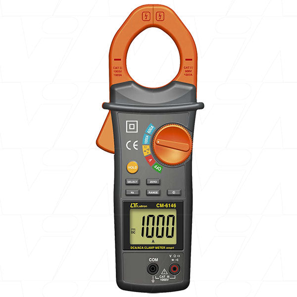 Clamp Meter - Smart, 1000 A, IEC1010 CAT III 1000V DCA/ACA