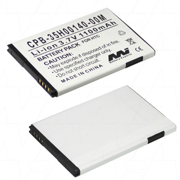 3.7V 1100mAh LiIon Mobile Phone battery suit. for HTC, T-Mobile