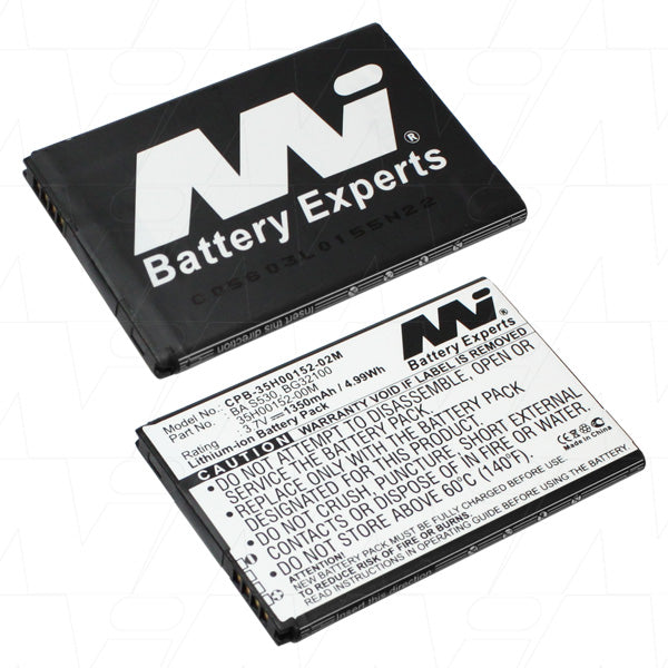 3.7V 1350mAh LiIon Mobile Phone battery suit. for HTC